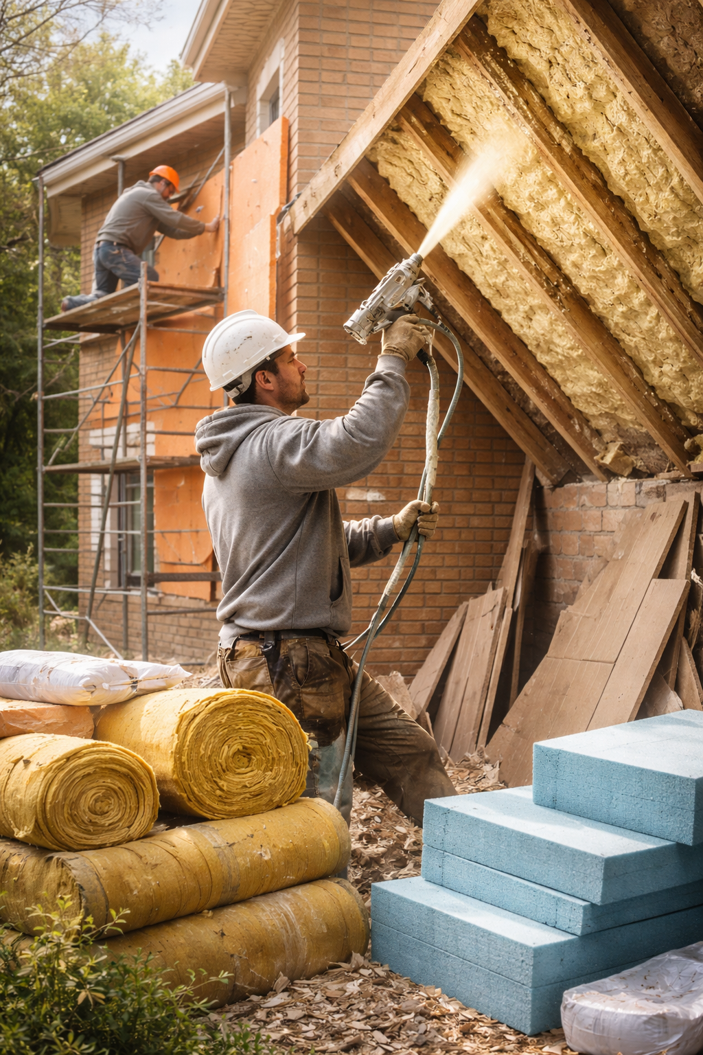 Утепление домов в Пыть-яхе под ключ от 4273 руб/м2 | Профессионально — ТепломастерПть