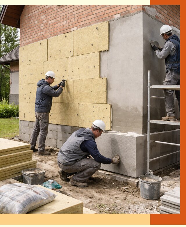 Утепление частного дома в Пыть-яхе под ключ от 7630 руб/м2 — недорого | ТепломастерПть