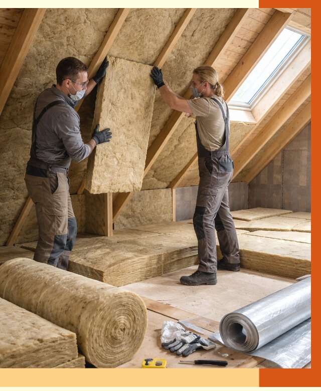 Утепление мансарды минватой в Пыть-яхе от 4273 руб./м2 — монтаж и пароизоляция | ТепломастерПть