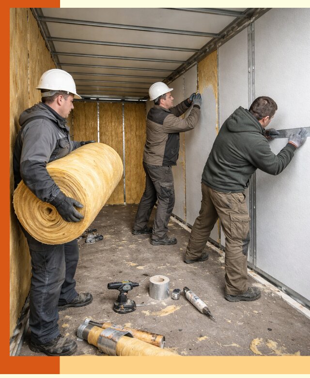 Утепление рефрижераторного контейнера в Пыть-яхе профессионально и надежно