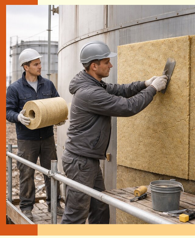 Профессиональное утепление резервуара и теплоизоляция в Пыть-яхе