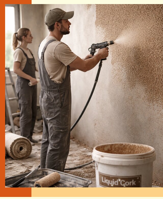 Утепление стен жидкой пробкой в Пыть-яхе эффективное и долговечное